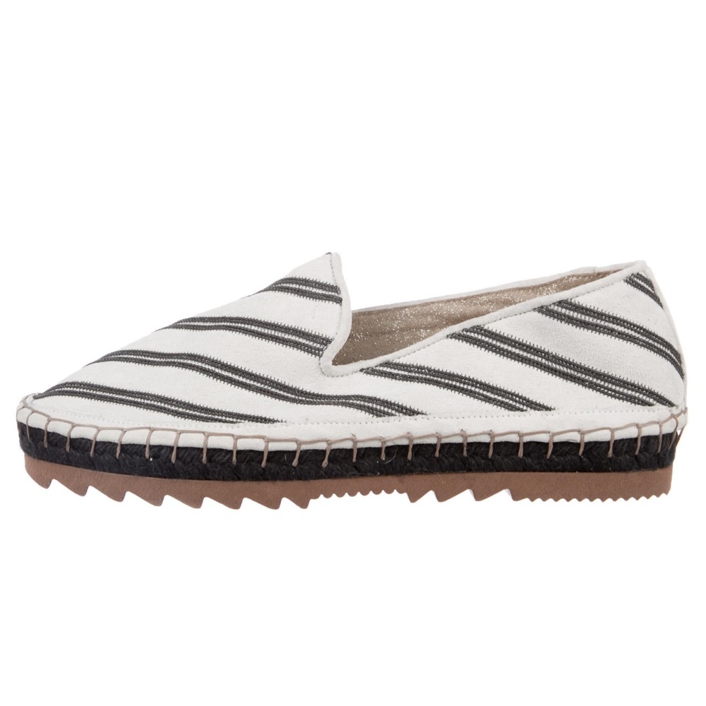 BRUNELLO CUCINELLI Leather Striped Espadrilles NWOT
